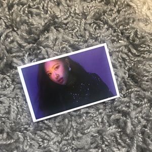 Blackpink rose card photo card